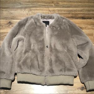 BR Faux Bomber Jacket Size S